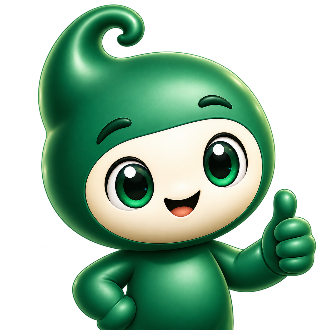 Demand Studios mascot giving a thumbs up