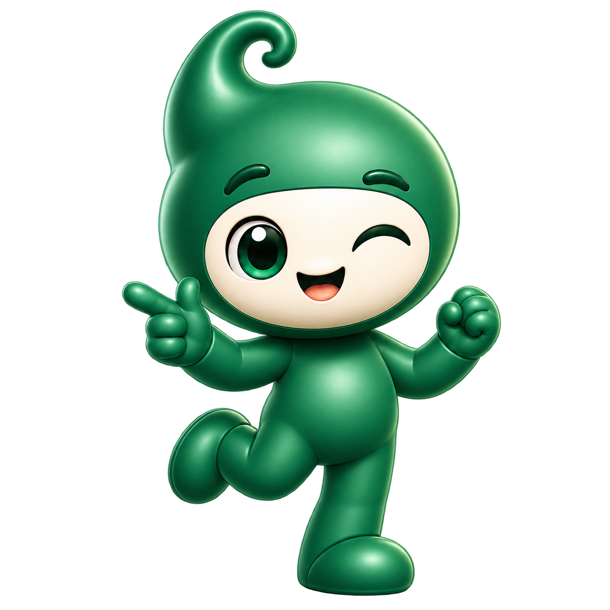 Mascot launching a campaign