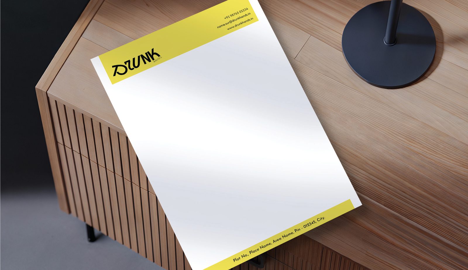 Drunk Hands Letterhead