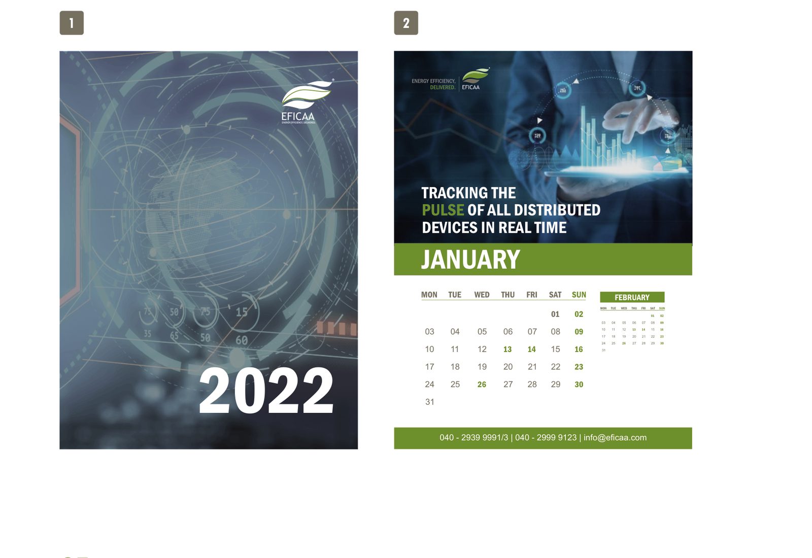 Eficaa Calendar