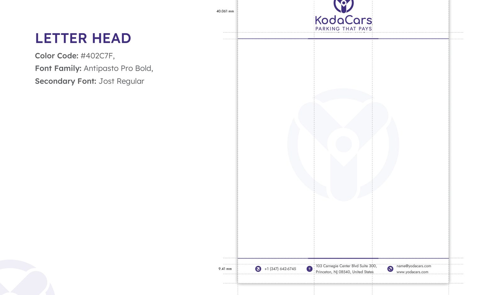 KodaCars Letterhead