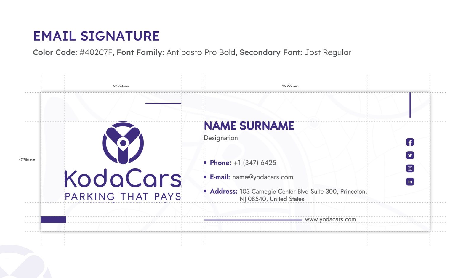 KodaCars Email signature