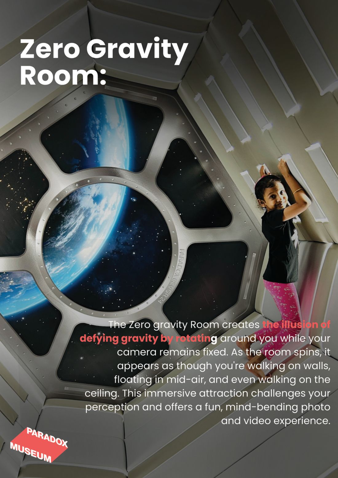 Paradox Museum Zero Gravity Room