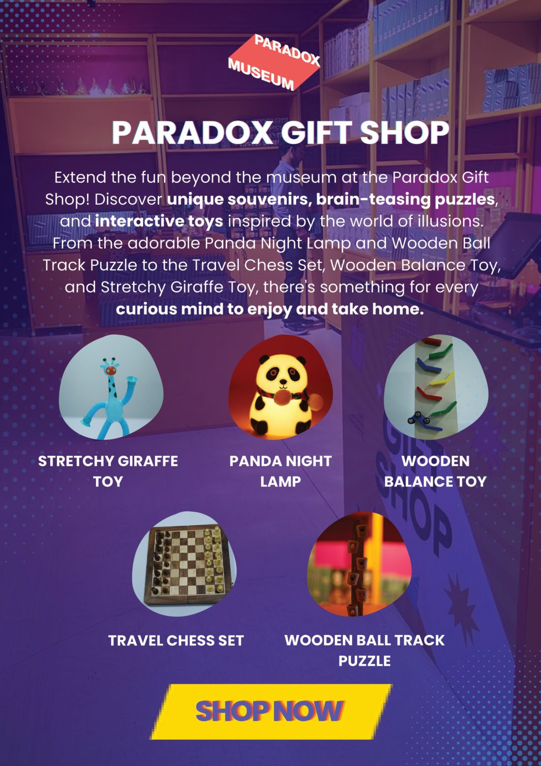 Paradox Museum Gift shop