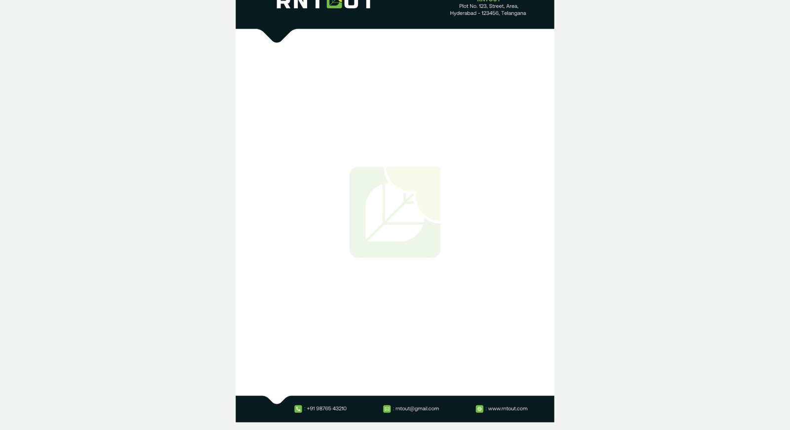 RNTOUT Letterhead