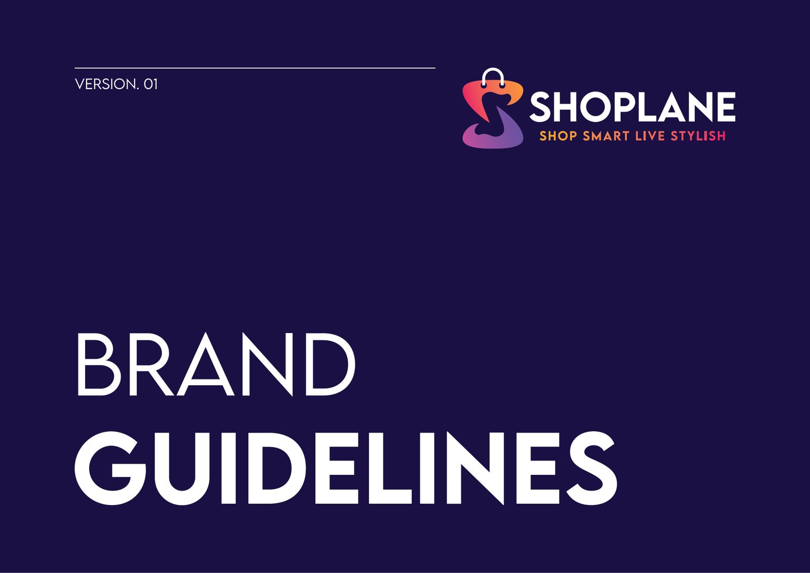Shoplane brand guidelines cover