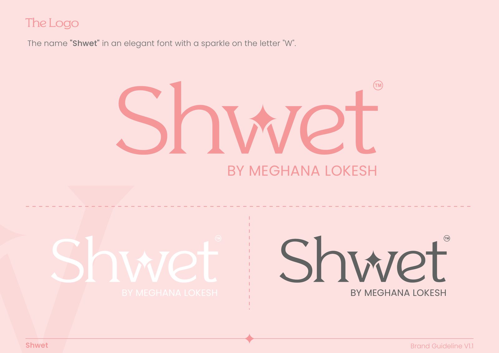 Shwet logo variations