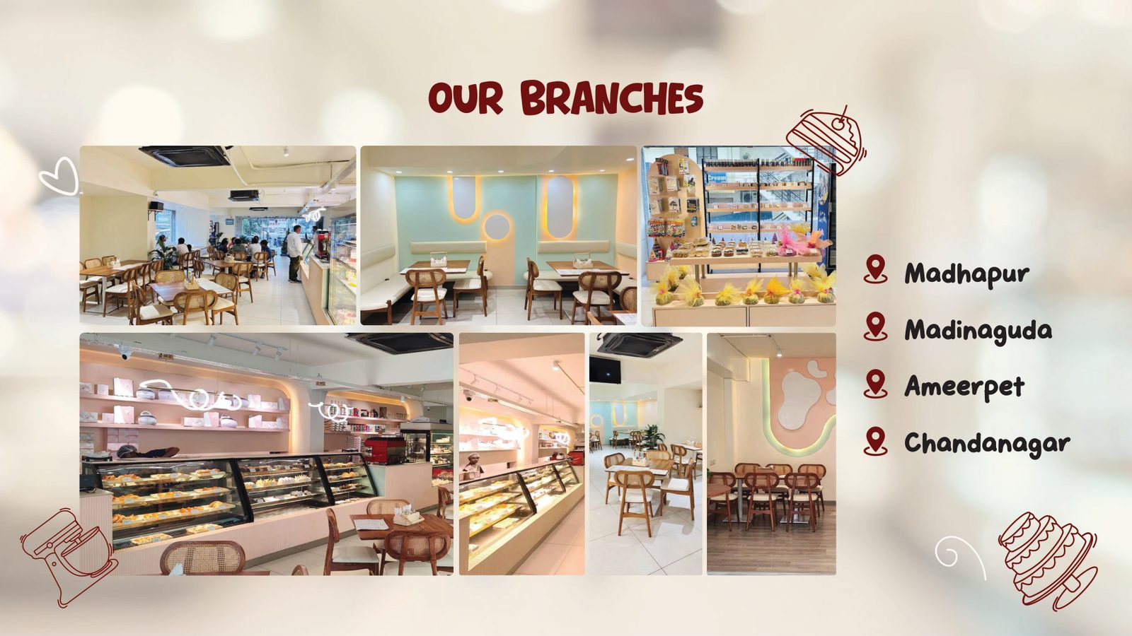 The Bake Box Our branches