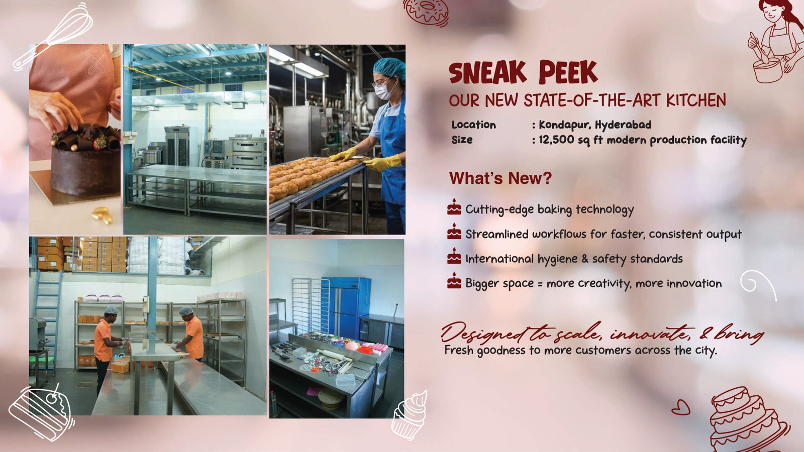 The Bake Box Sneak peek: the new kitchen